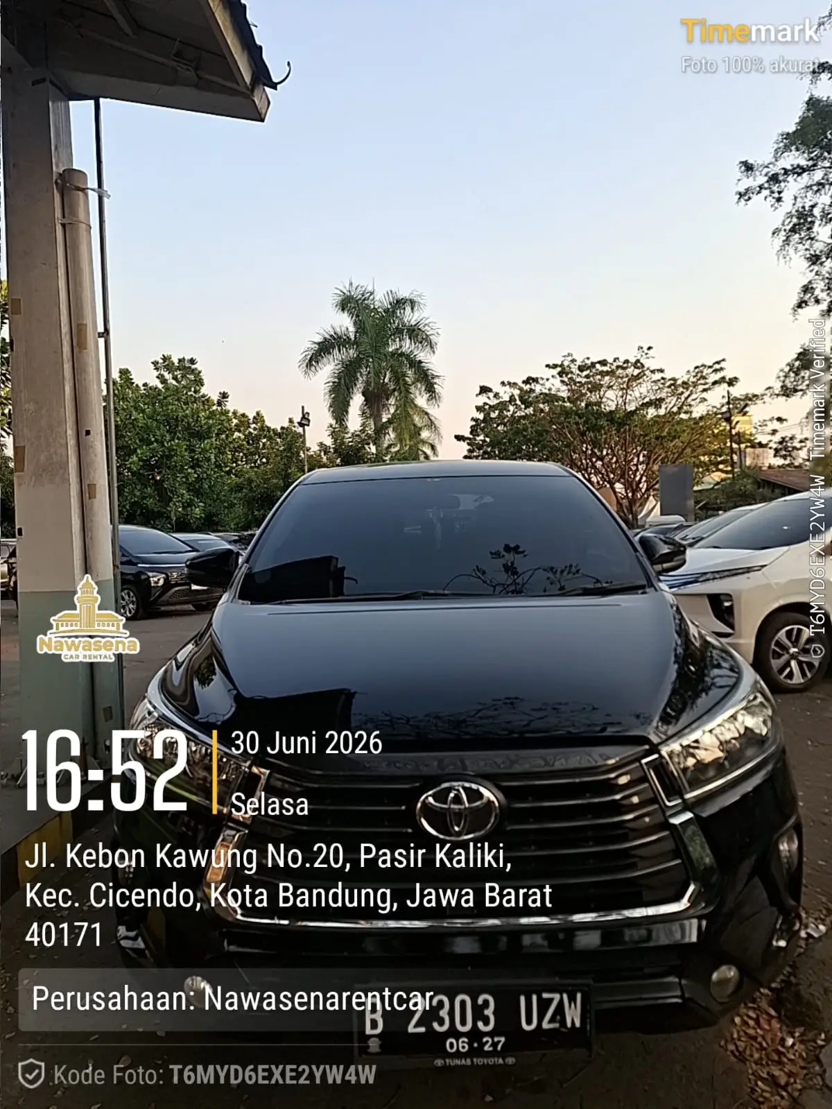 sewa innova bandung include bbm
